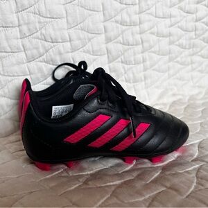 Adidas Black and Pink Athletic Shoes